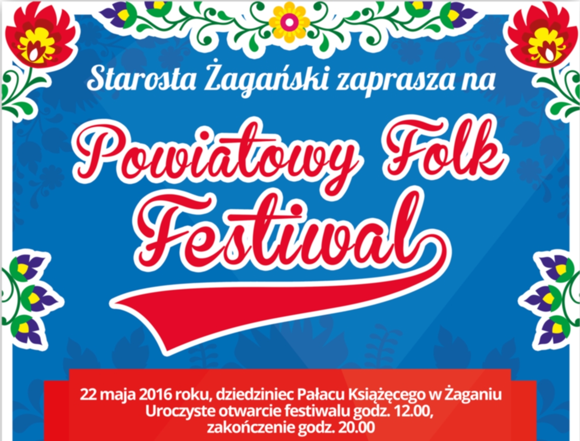 Ilustracja do informacji: Powiatowy Folk Festiwal 