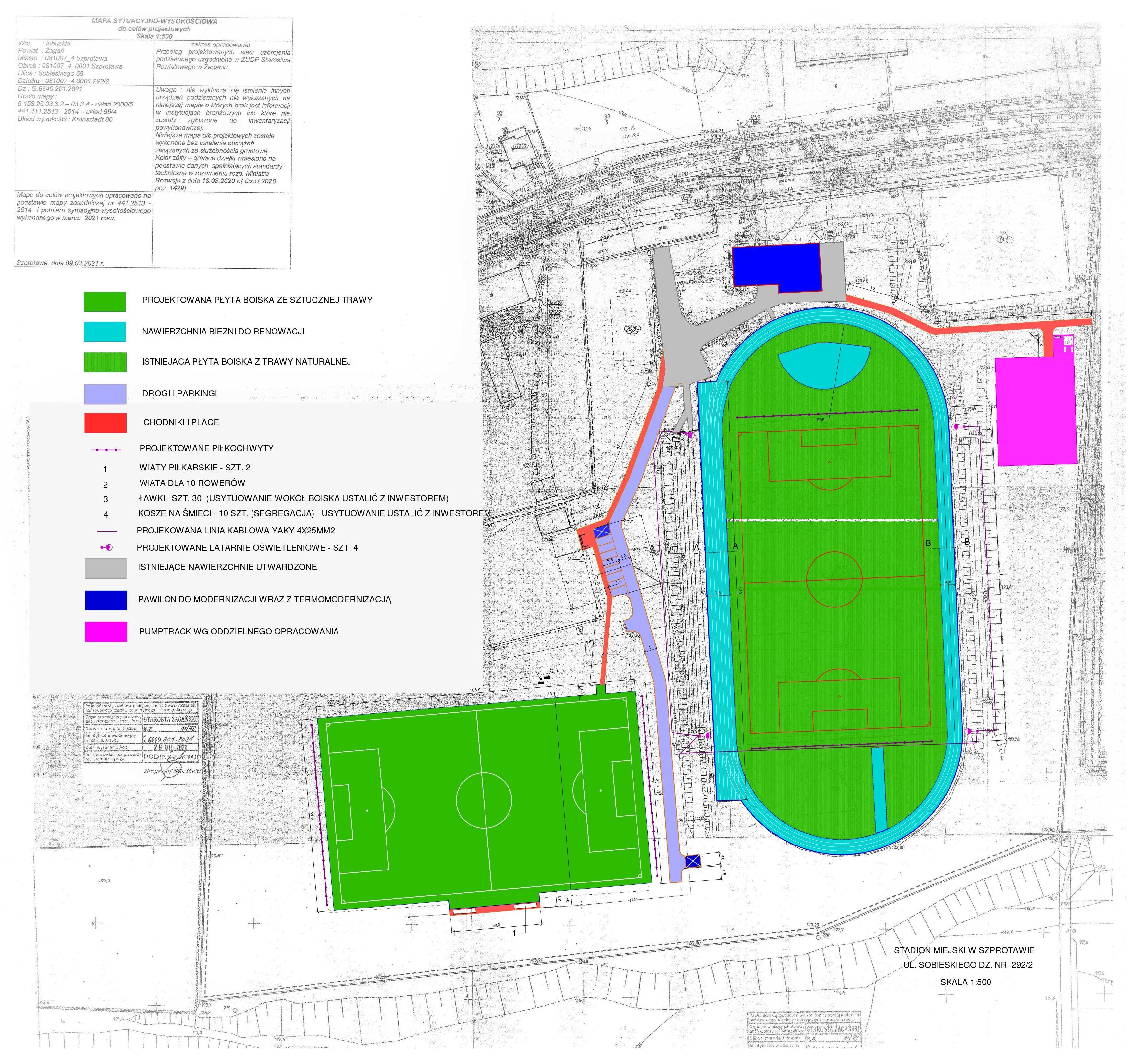 Ilustracja do informacji: Będzie nowoczesny stadion w Szprotawie