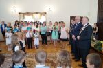 Miniatura zdjęcia: Uroczystość przyjęcia przedszkolaków w poczet społeczności samorządowej Szprotawy 26
